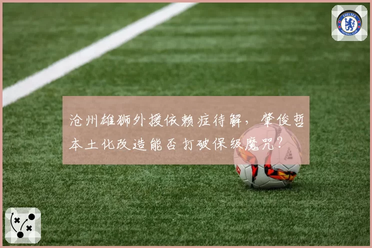沧州雄狮外援依赖症待解,肇俊哲本土化改造能否打破保级魔咒?